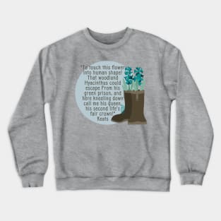 John Keats Woodland Hyacinths Crewneck Sweatshirt